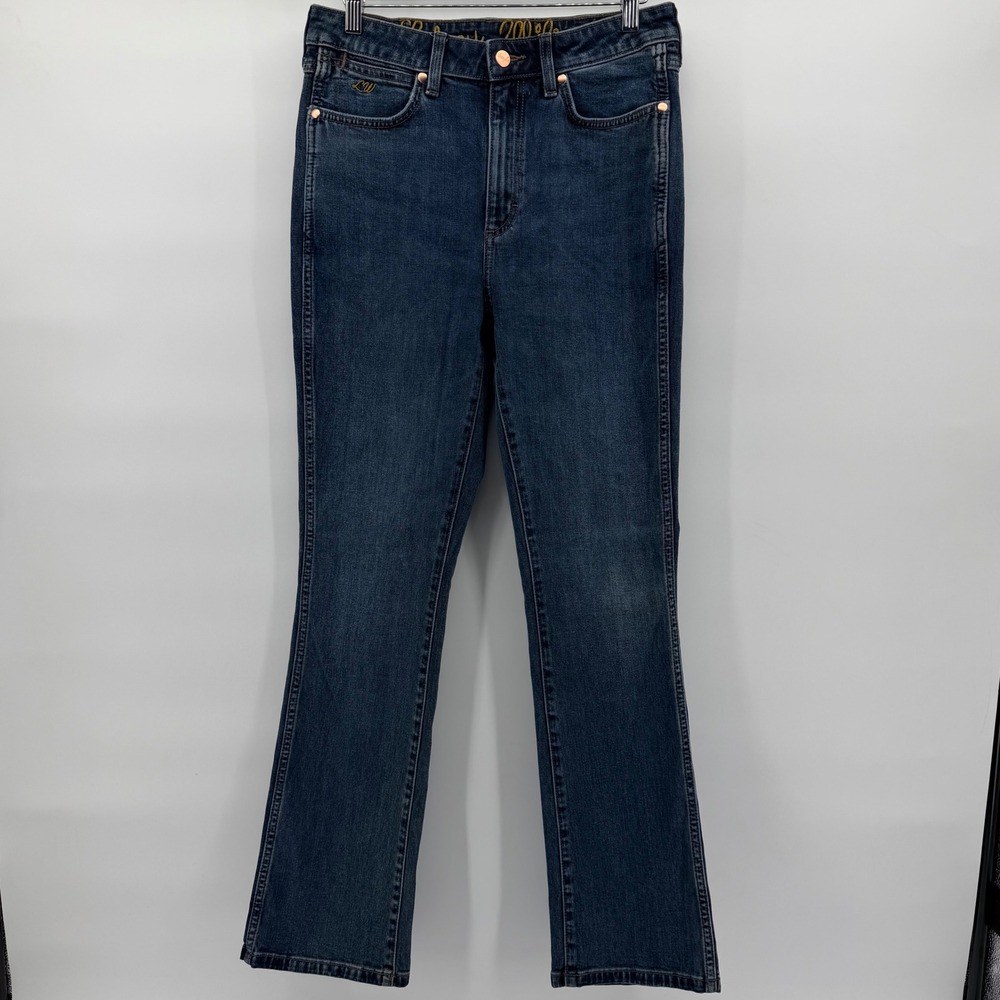 Wrangler Laney Wilson Jeans Womens 29x32 Blue Bootcut High Rise 112360614
